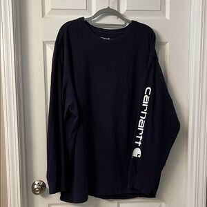 Carhartt Men's Dark Blue Long Sleeve Tee Men 3XL